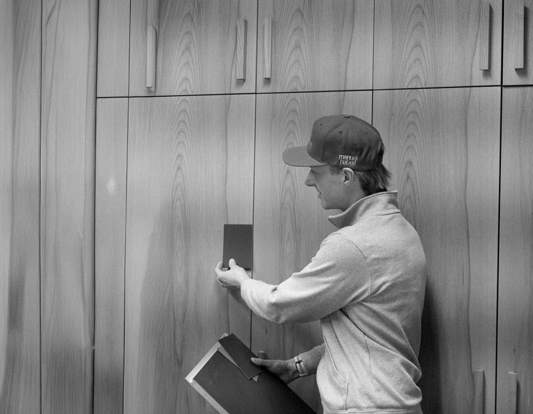 Christoph Adolphs in seinem Planungsbuero in Raisting